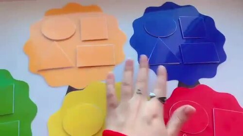 Interactive Shapes & Colors Matching Activity | Toddler Busy Book Pages