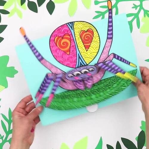 Dancing Peacock Spider by The Craft Train | TPT