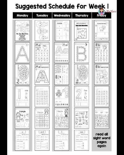 Preschool Learn at Home Week 1 Distance Learning by Lavinia Pop | TpT