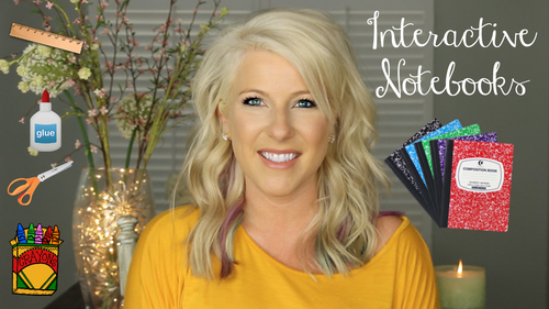 Preview of Interactive Notebooks Professional Development Video  and Tutorial