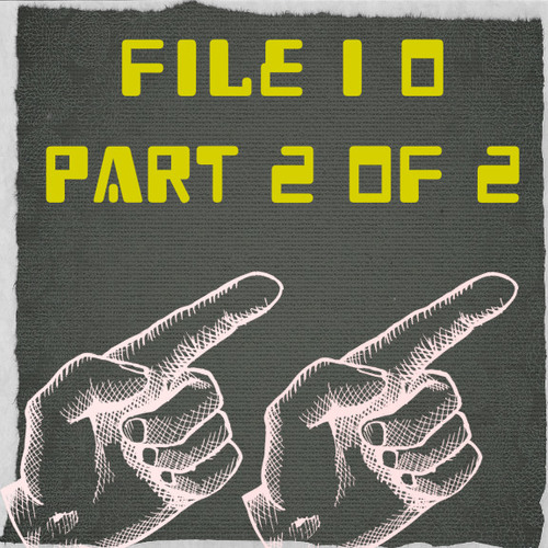 Preview of Python Code 10: File I/O Part 2