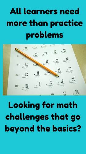 Depth & Complexity Math Task Cards Mega Bundle | Critical Thinking ...