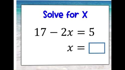 Two Step Equations Boom Cards by 8Teen44 Creations | TPT
