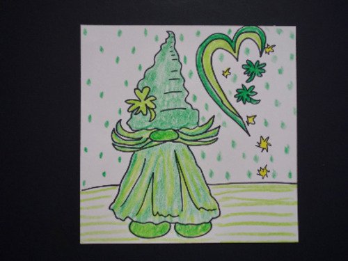 Preview of Let's Draw a Leprechaun Gnome!