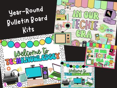 Computer | Technology Bulletin Board BUNDLE by K-5TechieTeach | TPT