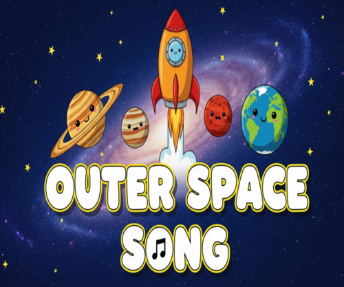 Preview of Outer Space Song and Lyrics Video for Elementary Science