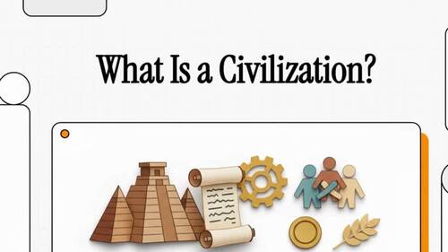 What Is a Civilization Worksheet Slides Civilization Lesson Ancient ...