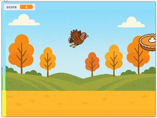 Dodge the Pumpkin Pie in Scratch – Thanksgiving Coding Activity ...