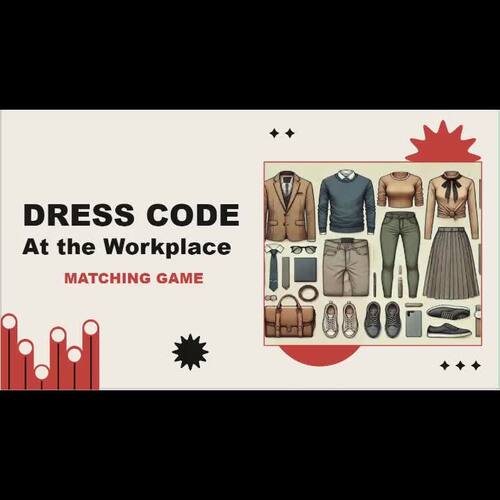 Professional Dress Code at the Workplace | Business Attire Interactive Game