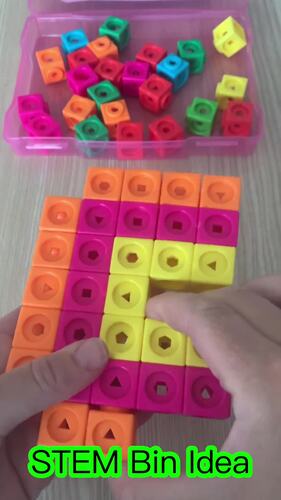 Snap Cubes St. Patrick’s Day Task Cards / STEM Challenges for Math Link Cubes