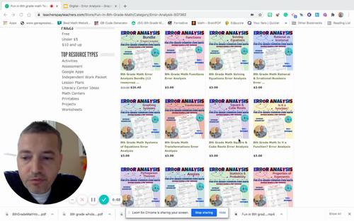 8th Grade Math Error Analysis Bundle (12 resources included) | TPT
