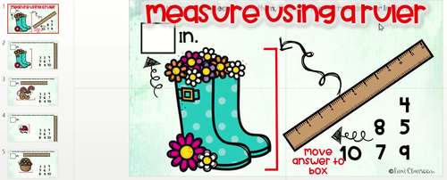 SPRING Measurement with a RULER Distance Learning Google ONLINE lesson