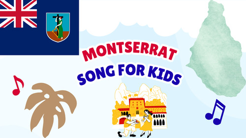 Preview of Montserrat Song for Kids | Country Study Video, MP3 & Lyrics PDF