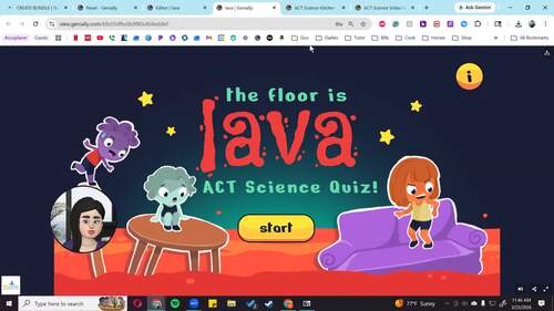 ACT Science Prep: Animated Online Escape Room Game Bundle! by Test Prep ...