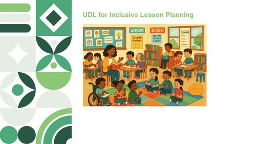 Universal Design for Learning Professional Development Lesson + Activity