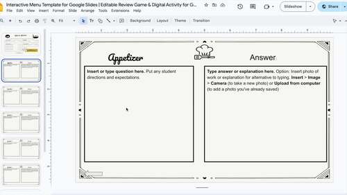 Test Prep Review Game Google Slides Template | Editable Digital ...