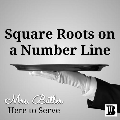 Preview of Locating Square Roots on a Number Line Video