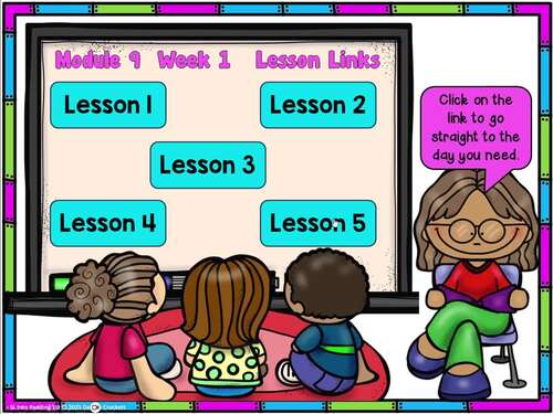 HMH Into Reading - First Grade Structured Literacy Presentations, Module 9