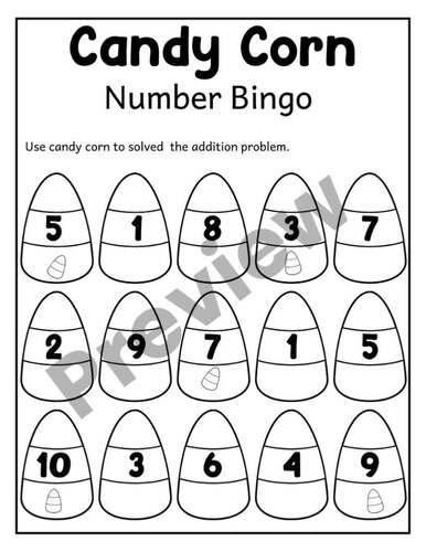 Sweet Math Fun: Candy Corn Fall Activities | Math Worksheets for Kids