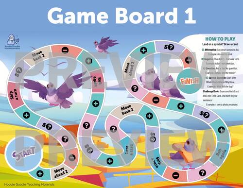 Past Simple Irregular Verbs Game | No Prep Past Tense Practice for ESL | A2