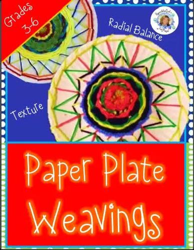 Paper Plate Weaving 