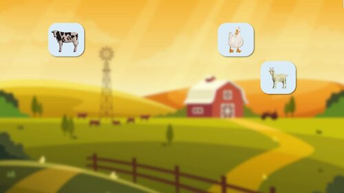 Animals: Picture to Picture Matching Game by Stellar TEFL | TPT