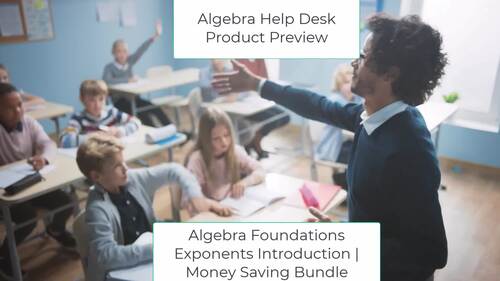 Unit 1: Algebra Foundations Exponents Introduction | Money Saving Bundle