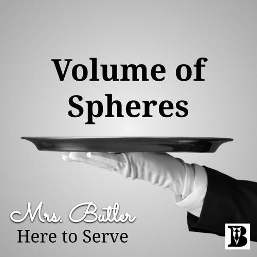 Preview of Volume of Spheres Video