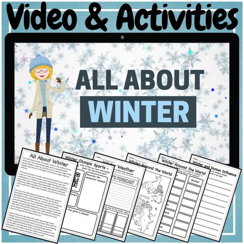 Preview of WINTER All About the Winter Season Video & Activities