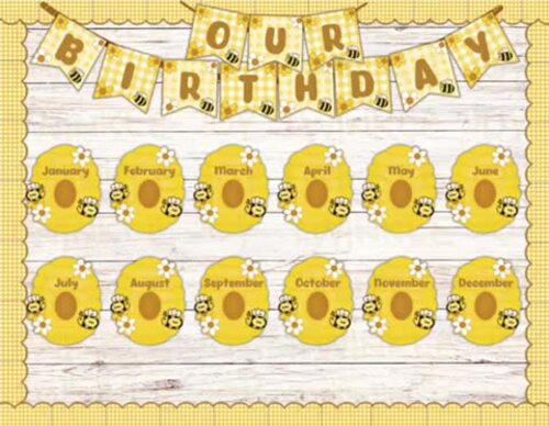 Little Bee Hive, Display,Birthday Bulletin Board, Classroom Decor ...