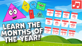 Learn the Months of the Year with the Silly Shapes!