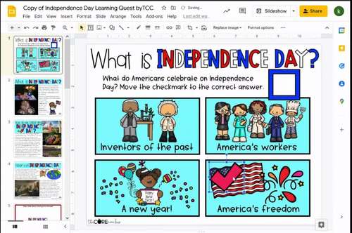 american independence day lesson plans