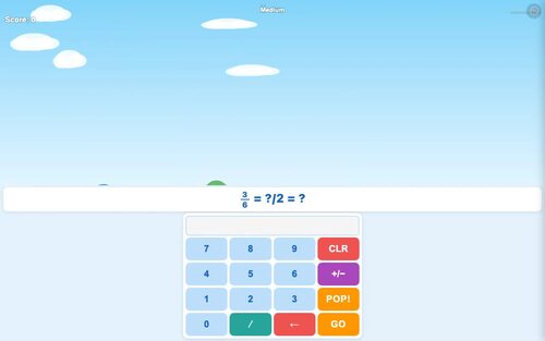 3rd Grade Fractions Math Game | No Prep Math Practice by Kick My Math