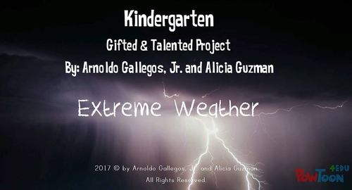 Preview of Kindergarten Gifted and Talented Project Video