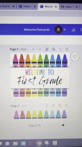 Back to School/ Meet the Teacher Postcards by BGKinderFiles | TPT