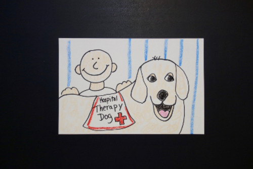 Preview of Let's Draw a Therapy Dog!