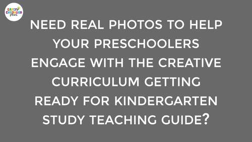 Creative Curriculum Getting Ready for Kindergarten Alphabet & Number ...