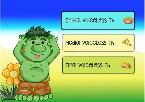 Articulation Th Sound BOOM Cards- Hungry Trolls by Speech Packtivities