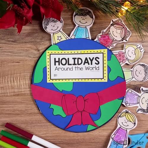 Christmas Around the World Book Kindergarten - Holidays Around the World