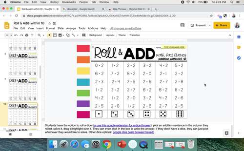 Addition Facts within 10-Math Fact Fluency