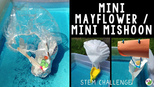 Preview of Thanksgiving STEM Challenge Video: Mini Mayflower or Mini Mishoon