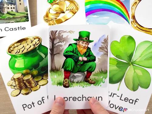 Saint Patrick's Day Flashcards: Printable Educational Cards for ...