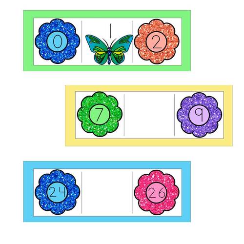 Spring Math Missing Numbers by Primary on the Prowl | TpT