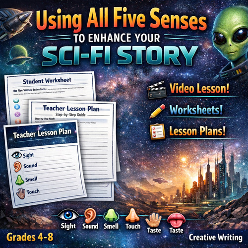 Preview of Using All Five Senses to Enhance Your Sci-Fi Story