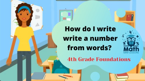 Preview of Video Lesson and Materials: Word Form to Standard Form