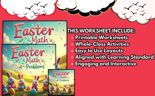 Easter Bunny Math Problem-Solving Activities 2nd,3rd,4th,5th,6th,7th ...