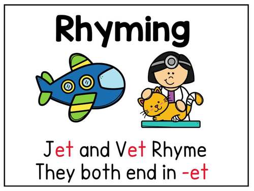 Rhyming Interactive Slides | Does It Rhyme? | Phonological Awareness