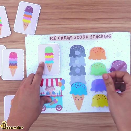 Ice cream scoop pattern hotsell