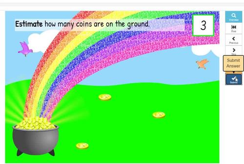 St Patricks Day Estimating and Counting to 10 Activity Digital Boom™ Cards