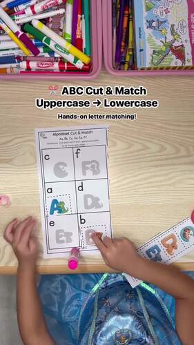 Uppercase & Lowercase Letter Matching | Alphabet | Shadow Support